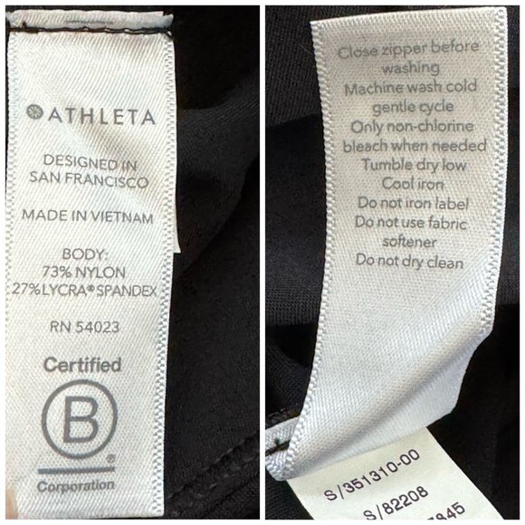 Athleta Stellar Skinny Trouser Blank Pant Pockets Zippers/Leg Hem Women's Size 8 - Picture 8 of 10